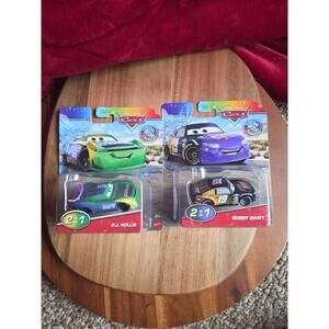 Disney Pixar Cars Color Changers Bobby Swift & H.J. HOLLIS LOT OF 2 NEW Rare